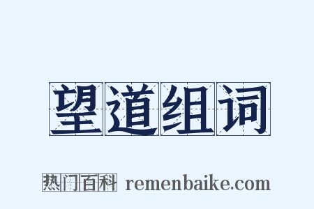 望道组词是什么意思的图片